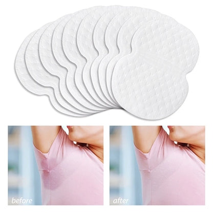 20/50Pcs Unisex Sweat Pads Summer Deodorants Underarm Anti Perspiration Sweat Pads Disposable Armpit Absorb Sweat Shield Pads